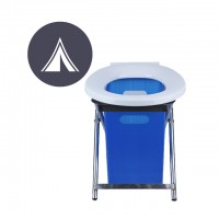 Outdoor application equipment Outdoor folding toilet aluminum portable toilet