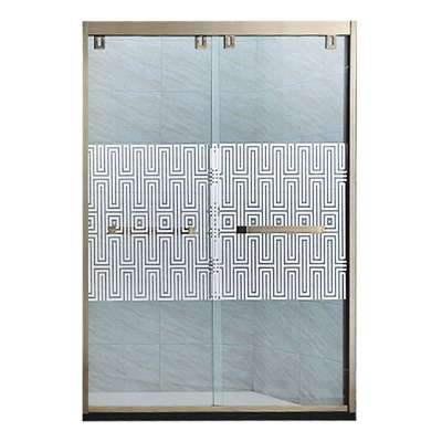 2020 new design compact 304 stainless steel hardware free standing glass shower enclosure for bathroom price